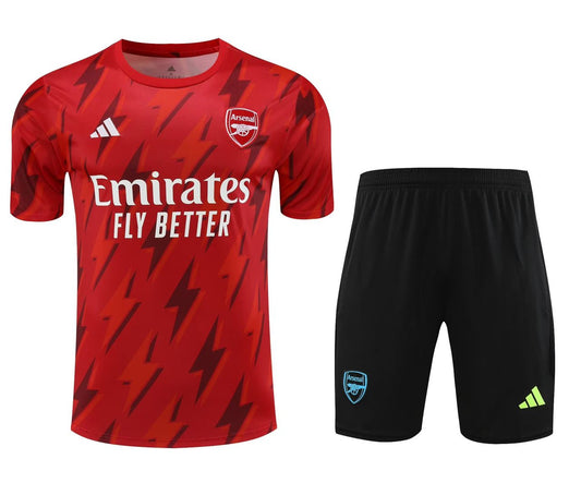 KIT TRAINING ARSENAL ROUGE 2023/2024