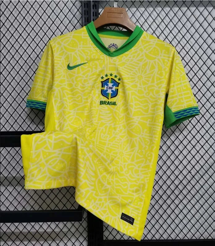 Maillot de football Brésil Domicile 2024-2025