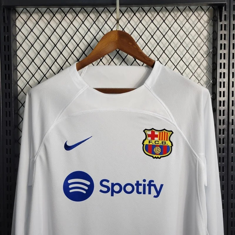 Maillot de football à manches longues Barcelone extérieur 2023/2024