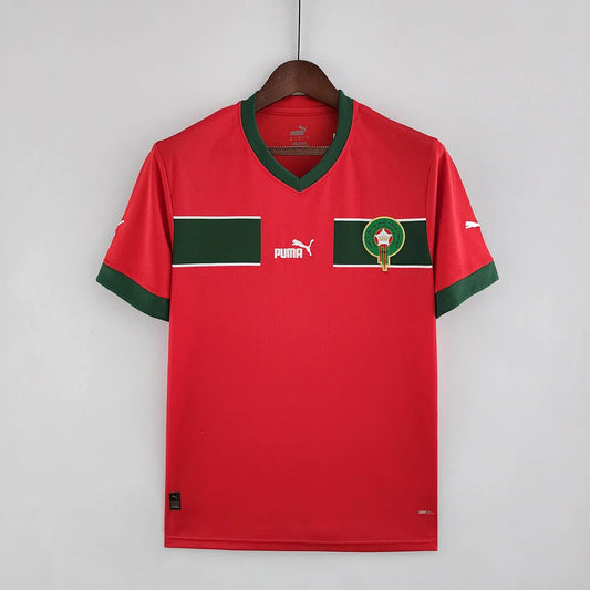 Maillot domicile de l'équipe nationale du Maroc de la Coupe du Monde de la FIFA 2022